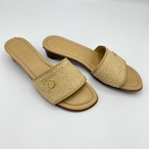 St. John’s Bay Tan Mule Sandals sz 7.5M
